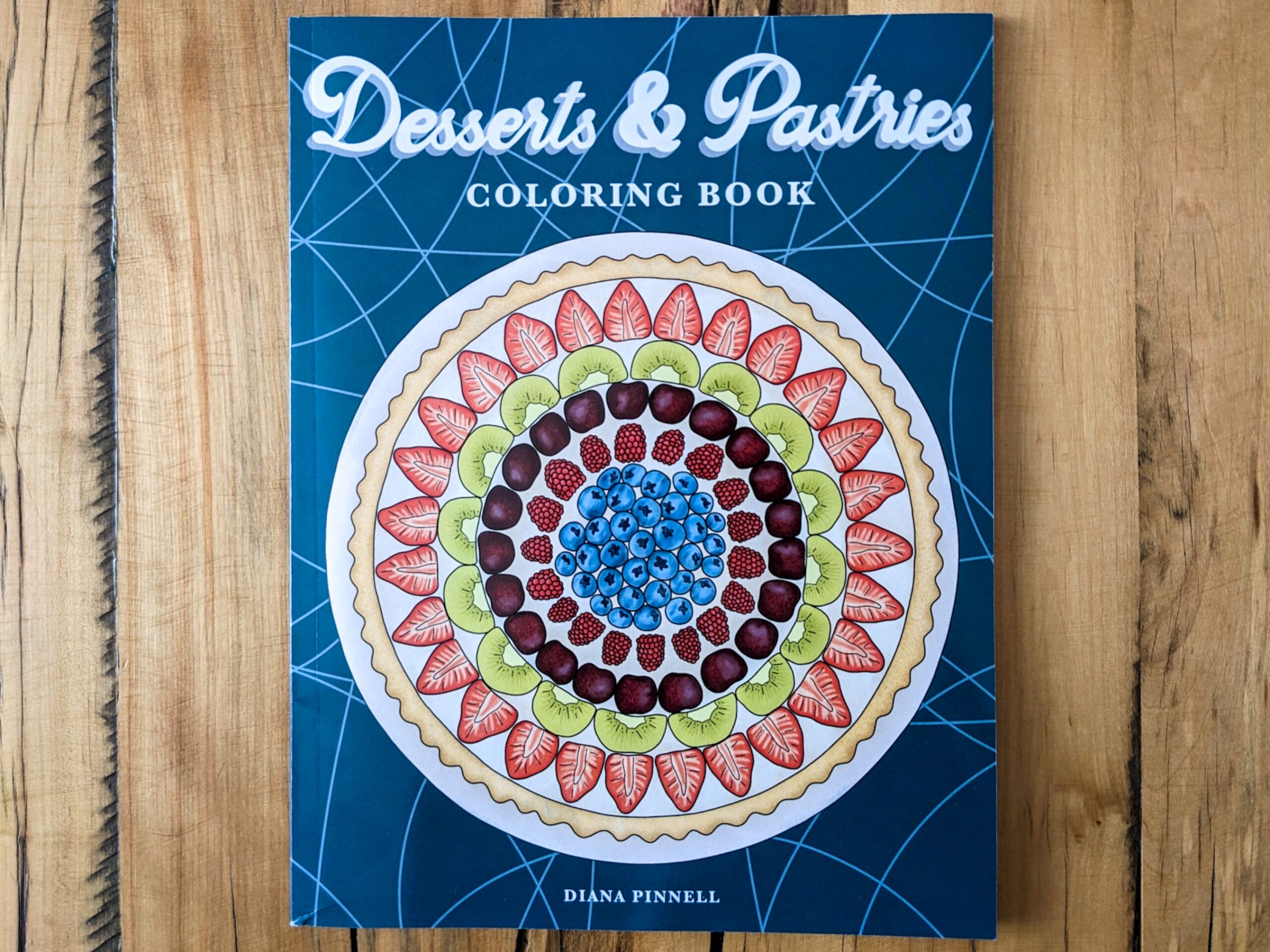 Desserts & Pastries Coloring Book